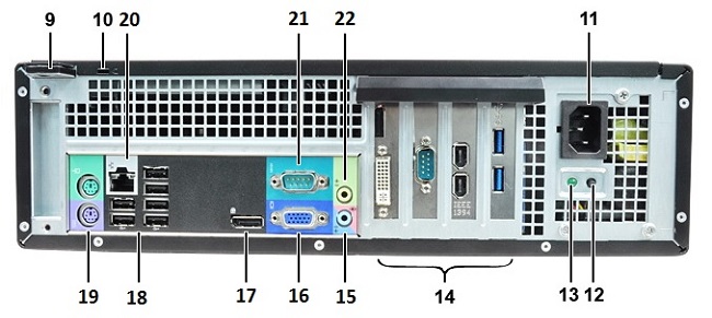 pci serial port optiplex 755